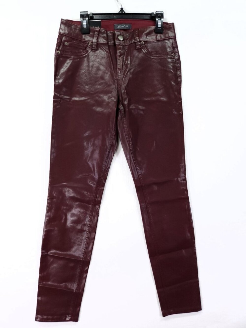 Anthropologie Level 99 Women's Mid Rise Coated Skinny Jeans 28x28 (Tag 26/2)